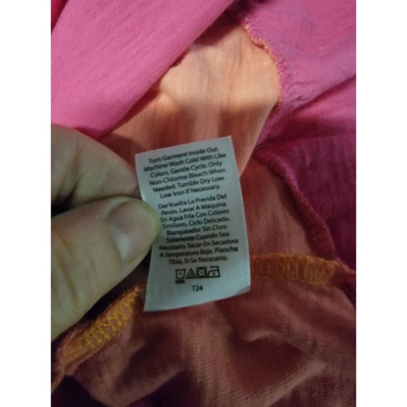 Terra & Sky Tree Trio color Oversize Top or Mini Dress - Picture 7 of 8